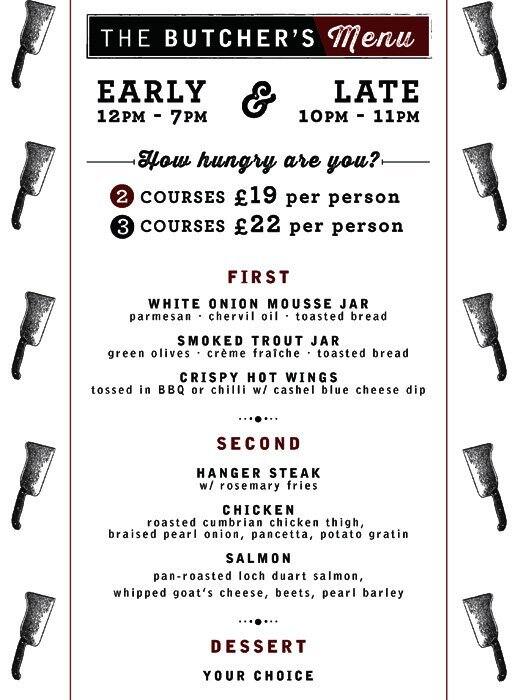 Chop Shop menu, Menu restauracji Chop Shop, Mayfair, London Zomato UK