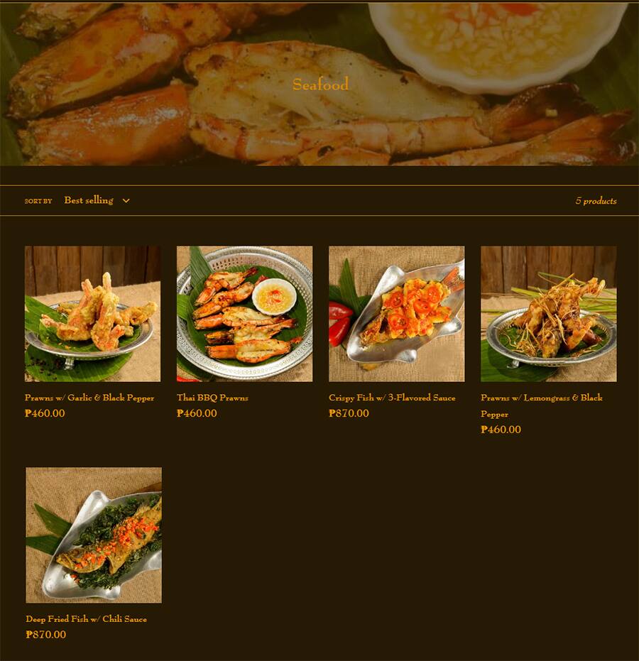 Basil menu