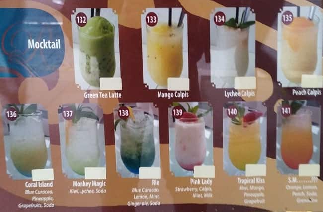 Carta de Sushi Rio