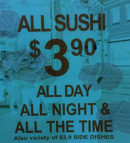 Carta de Sushi Rio