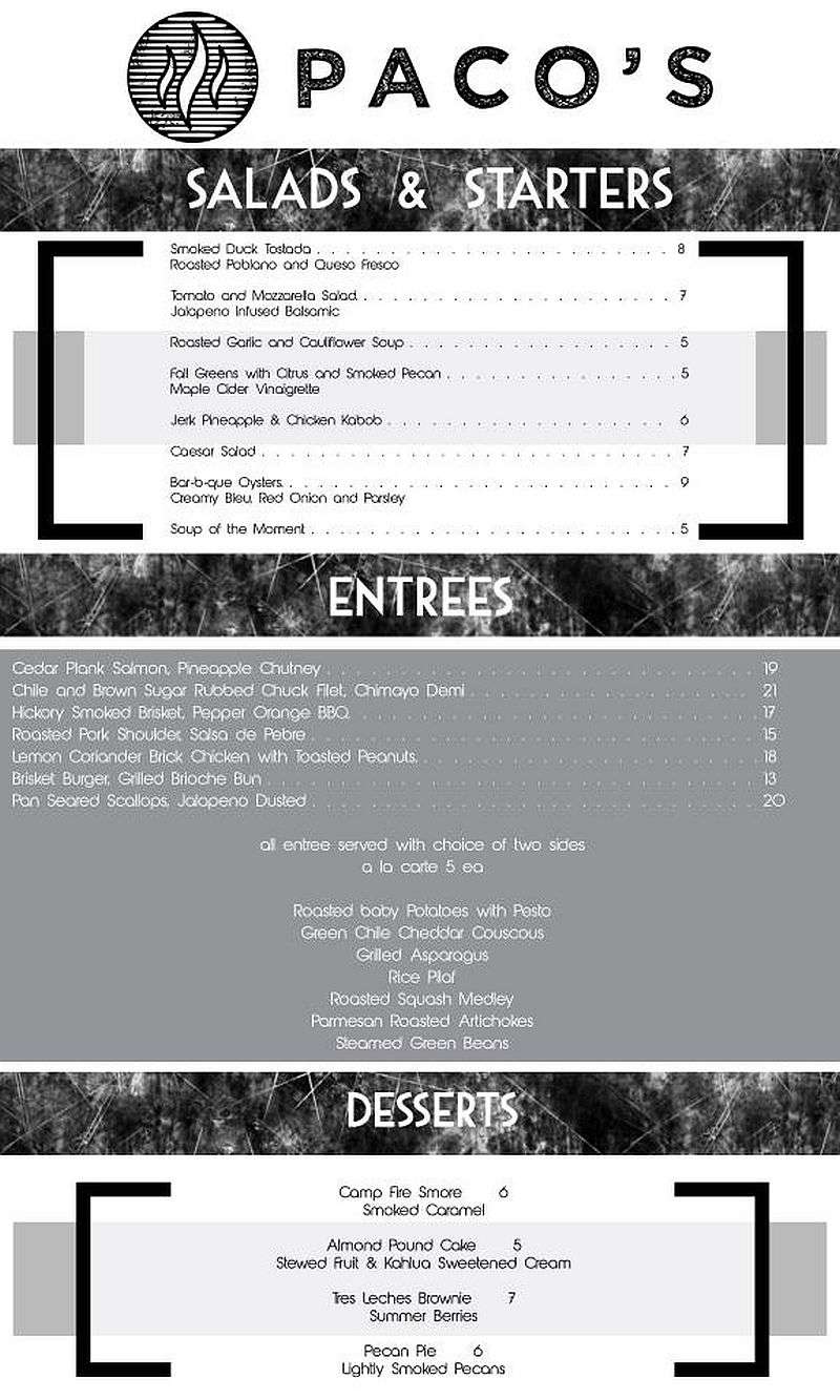 Paco Menu Venta Paco Menu – Menu at VENTA PACO, SL pub & bar, Dantxarinea – IRYDYK