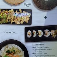 Hanbing Korean Dessert Cafe Menu