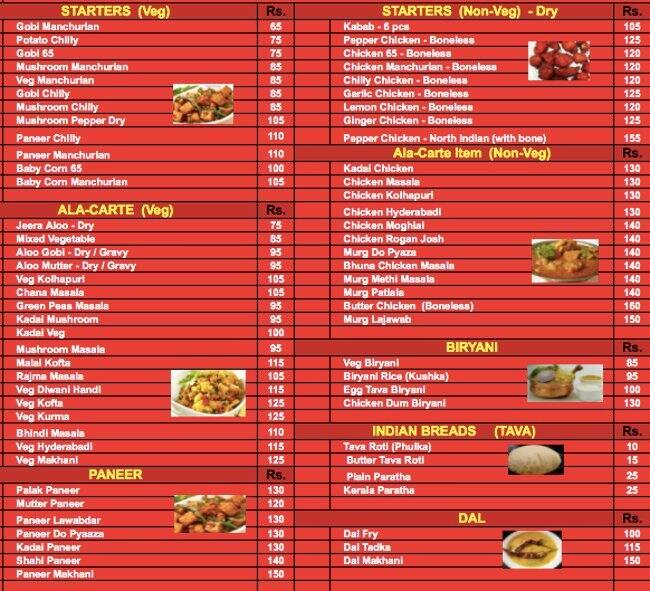 TFC Tony's Food Corner menu Zomato