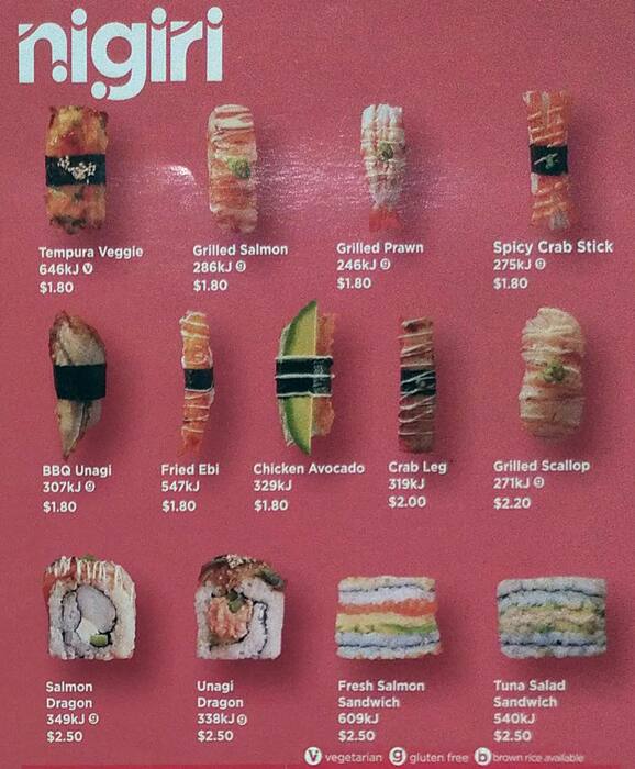 Menu at Sushi Hub pub & bar, Browns Plains