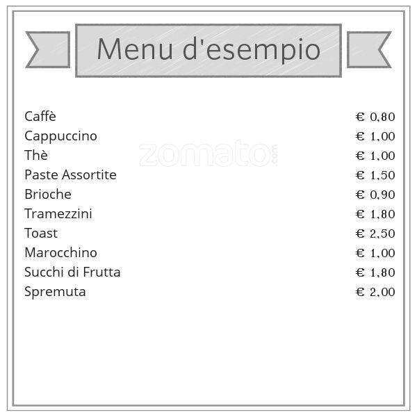 Menu di Non solo caffè 