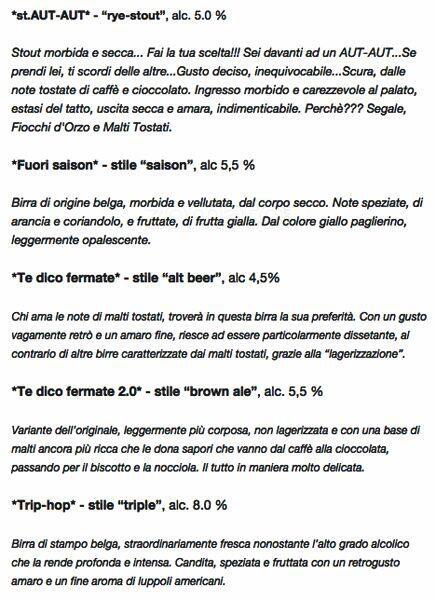 Menu di Birstrò 