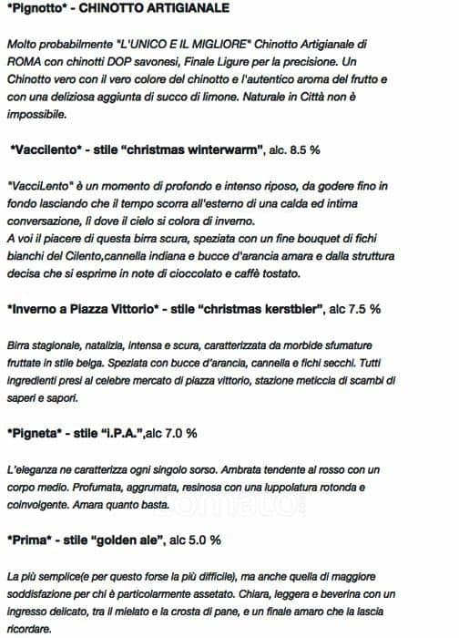 Birstrò Menu Menu For Birstrò Pigneto Roma Zomato Italy