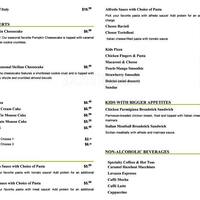 Olive Garden Italian Restaurant Menu