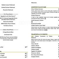 Olive Garden Italian Restaurant Menu