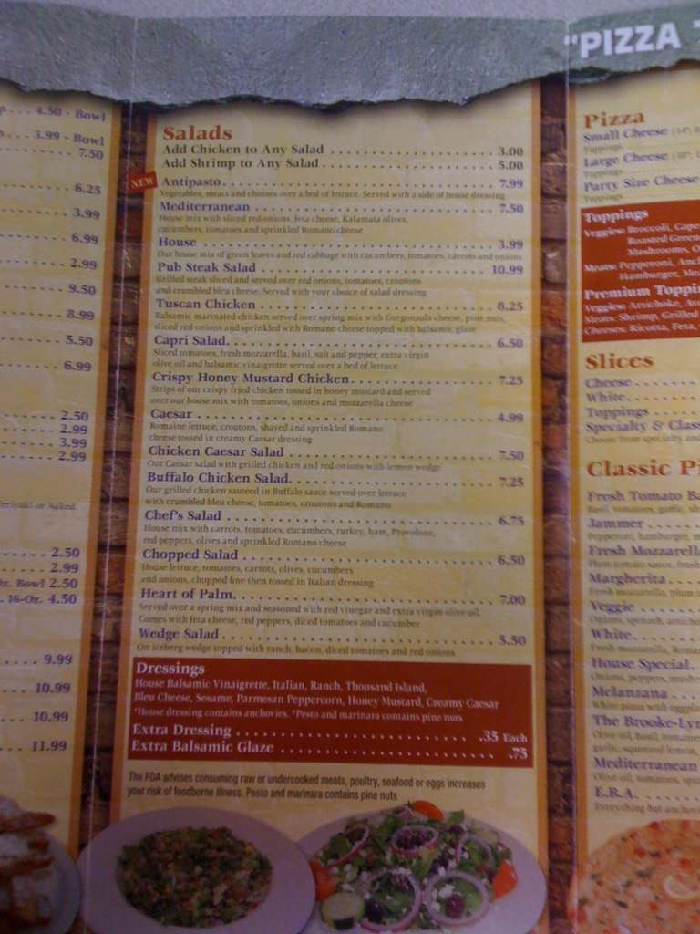 Online Menu of Buckland Grill & Pizza Restaurant, South Windsor