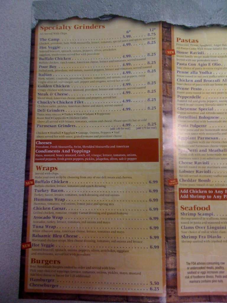 Online Menu of Buckland Grill & Pizza Restaurant, South Windsor