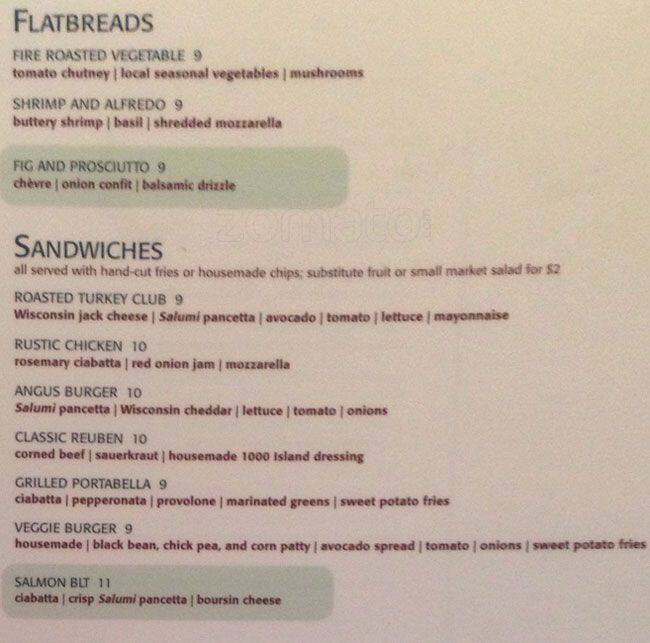 Pancetta меню