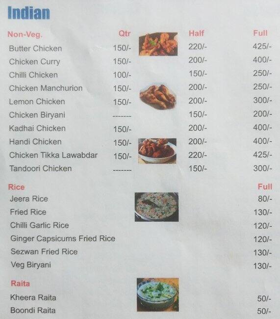 The Food Plaza Menu, Menu for The Food Plaza, New Palam Vihar, Gurgaon