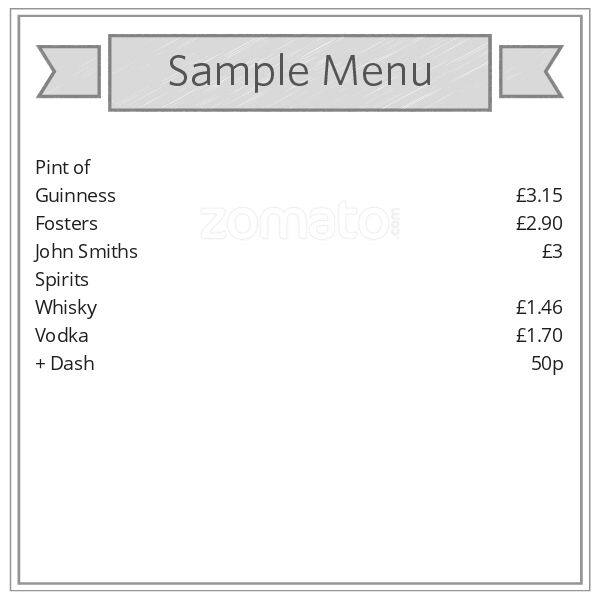 The Bells Bar Menu, Menu for The Bells Bar, Tollcross, Glasgow Zomato UK