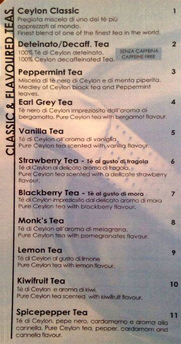 Menu di New Brand Cafè 