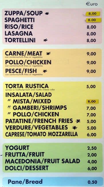 Menu di Il Colonnato Srl 