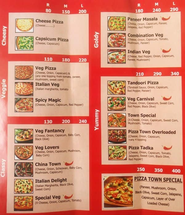 It's Pizza Town Menu, Menu For It's Pizza Town, Palam, New Delhi - Zomato