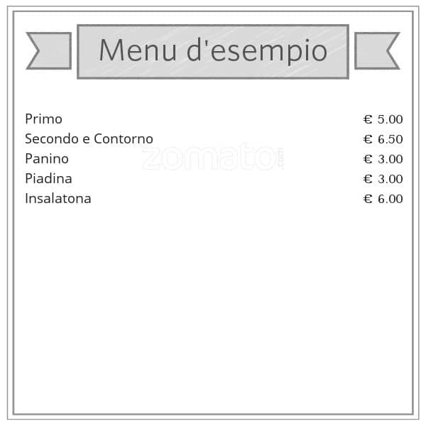 Menu di Il Caffè del Tabaccaio 