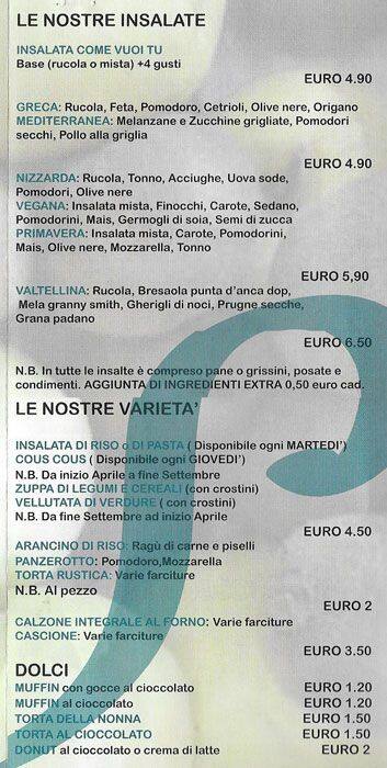 Menu di Piadina Insalatina 