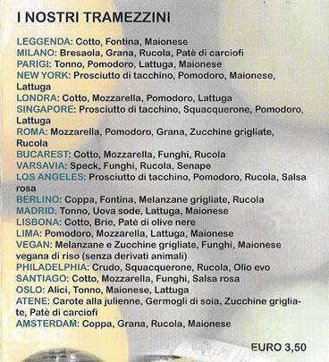 Menu di Piadina Insalatina 