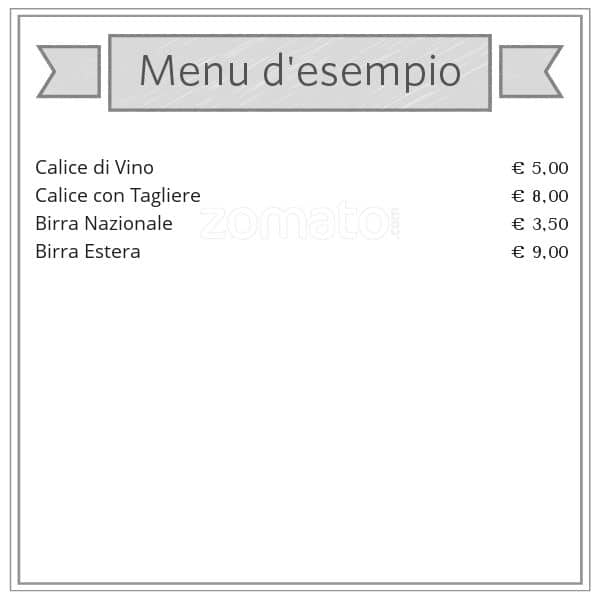 Menu di Enoteca Casareale 