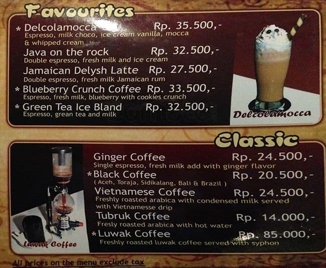 Delysh Coffee Shop Menu, Menu for Delysh Coffee Shop, Beji 