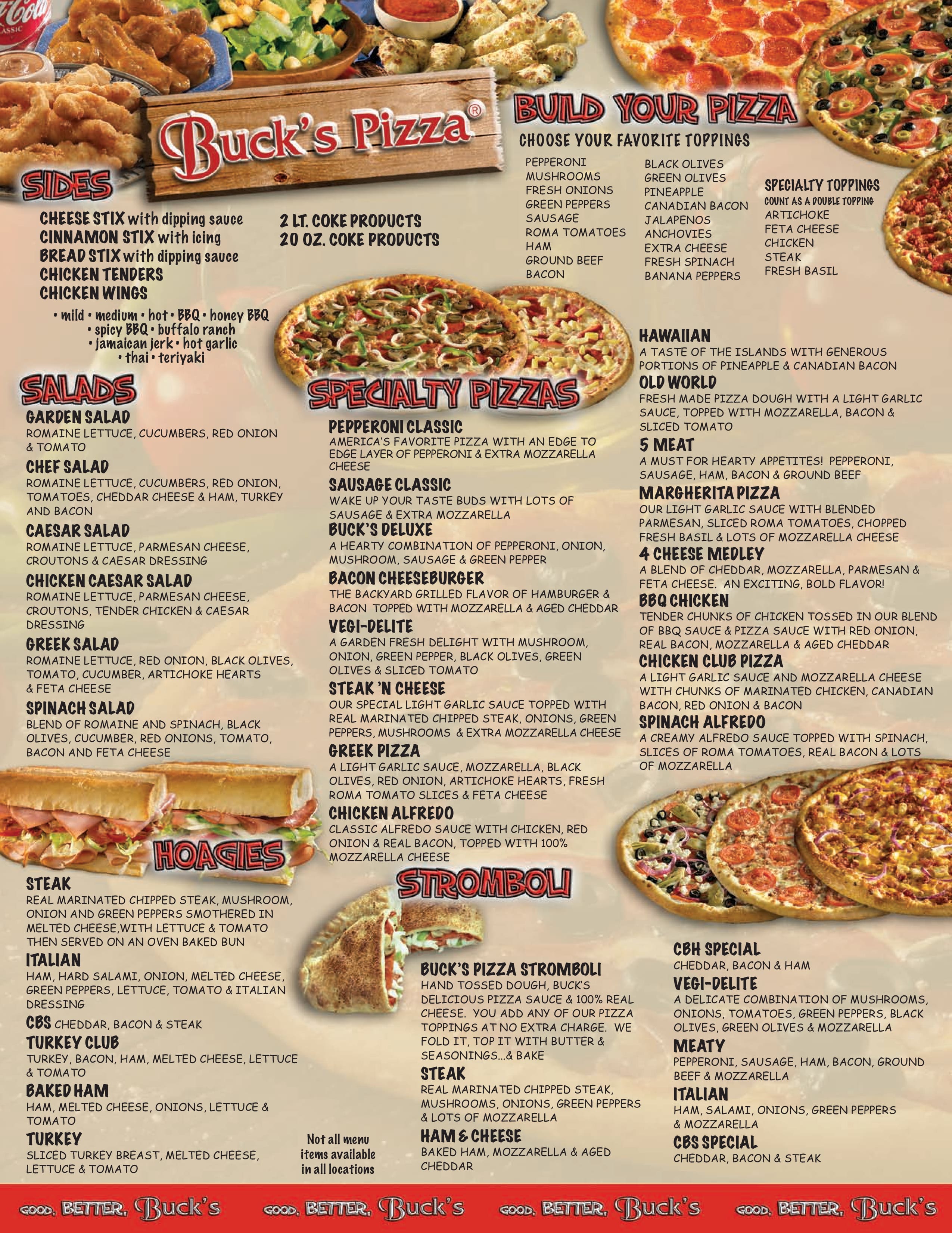 Bucks Pizza Buck's pizza, located in gloversville, new york, is at