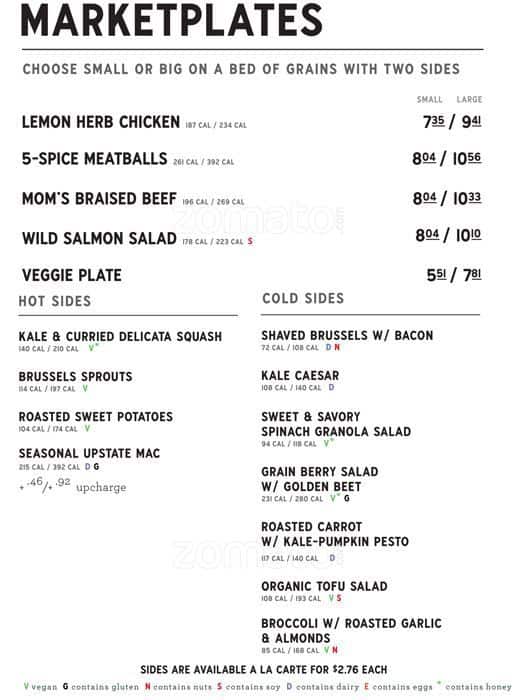 Dig Inn Menu, Menu for Dig Inn, Midtown East, New York City Urbanspoon/Zomato