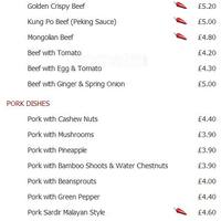 Mister Lee S Menu Menu For Mister Lee S Drylaw Edinburgh