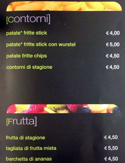 Menu di Mozzarella e Basilico - Milano Papiniano 