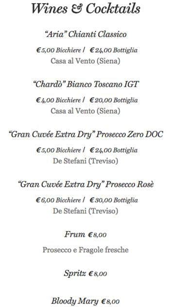 Menu di California Bakery 