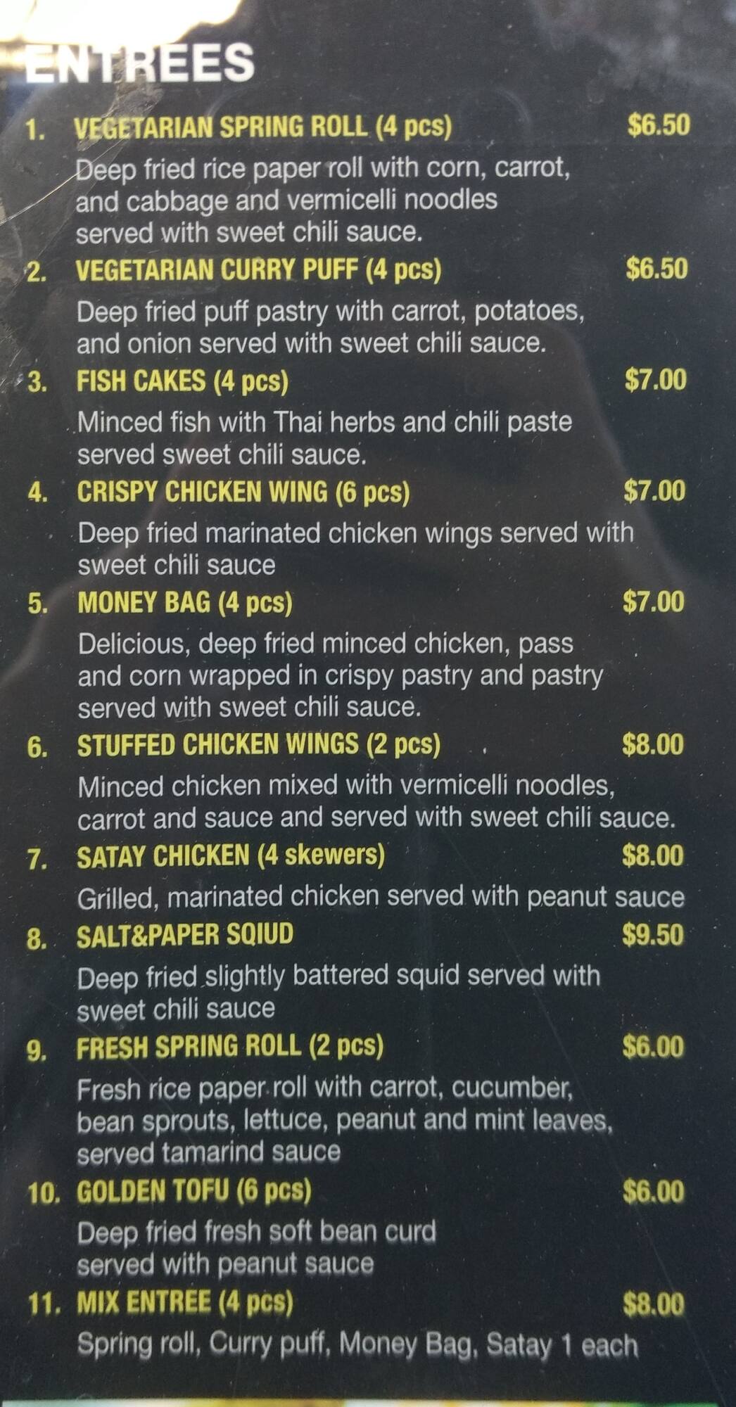 Tin Thai Menu, Menu for Tin Thai, Kingsgrove, Sydney Urbanspoon/Zomato