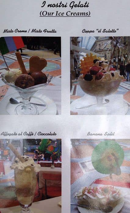 Menu di Il Salotto di Milano 