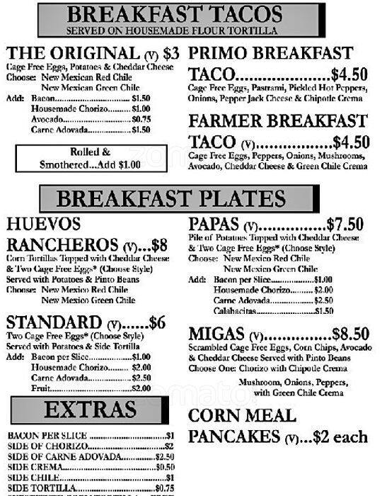 Pepper Box Cafe Menu, Menu for Pepper Box Cafe, Buckman, Portland