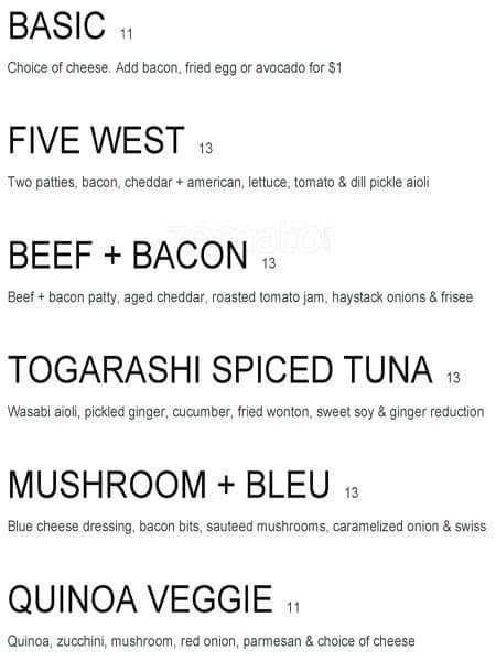 5 West Rochester Mn Menu Shop The Best Discounts Online Cinifobi Com Br