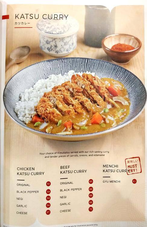 Menu at Kimukatsu Summarecon Mall Serpong restaurant, Curug Sangereng