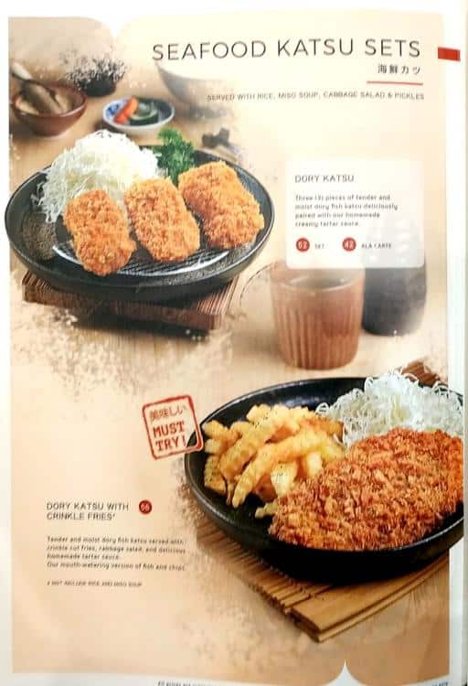 Menu at Kimukatsu Summarecon Mall Serpong restaurant, Curug Sangereng