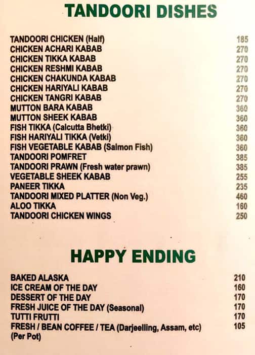 Magnolia Bar And Restaurant menu