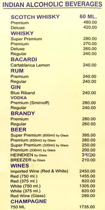 Magnolia Bar And Restaurant menu