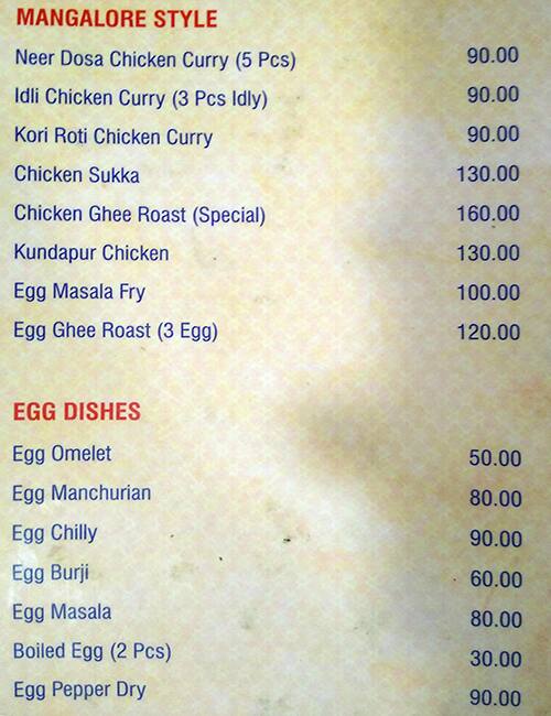 Coastal Biryani Paradise menu