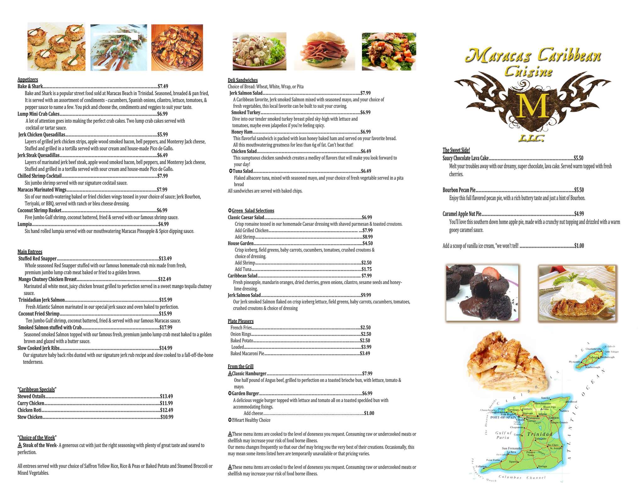 Maracas Caribbean Cuisine Menu Zomato United States