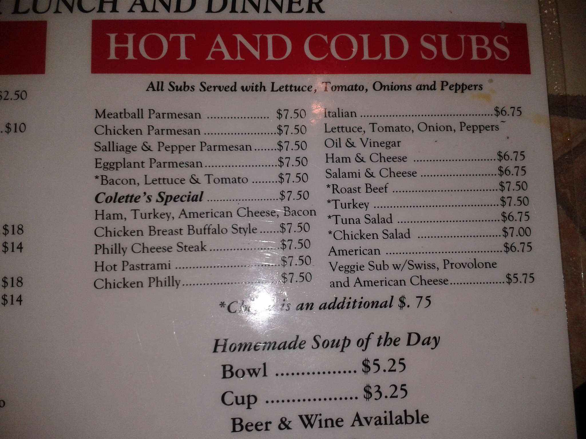 Menu at Caps Pizza pizzeria, Vero Beach