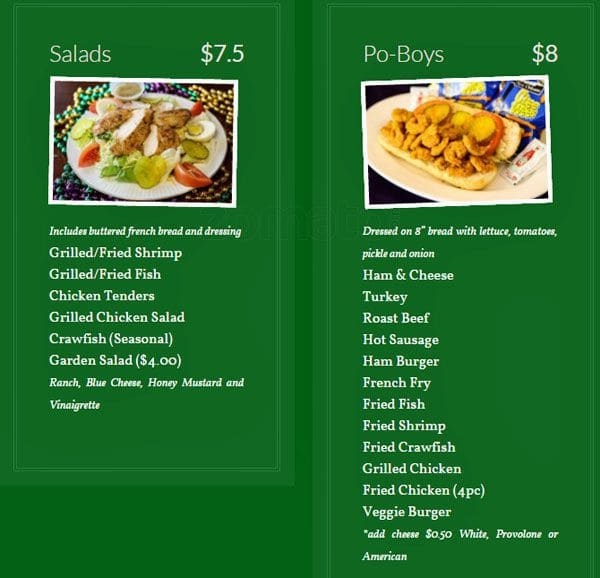 The Daiquiri Shoppe 2 Menu, Menu for The Daiquiri Shoppe 2, Carrollton