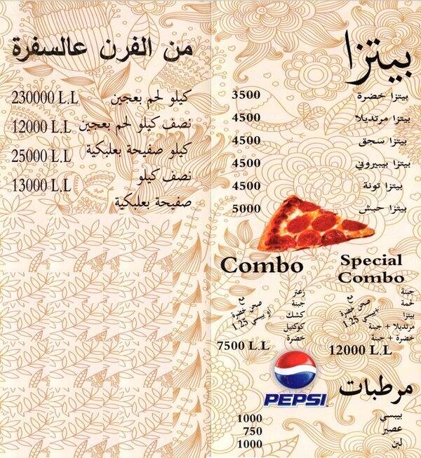 Foron MR menu