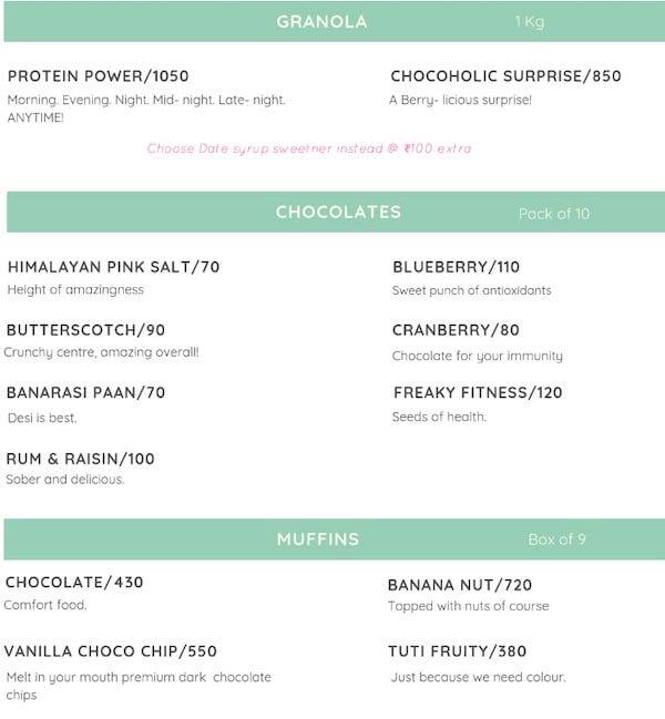 Forks n Knives menu