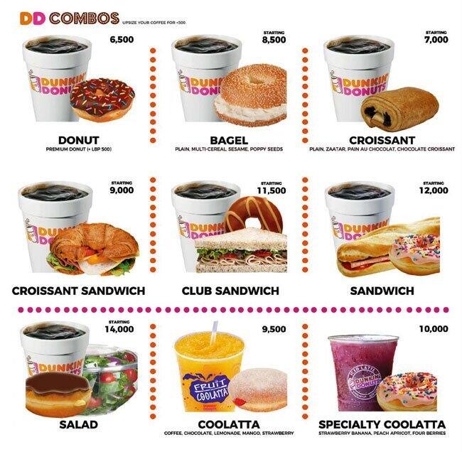 Dunkin' Donuts, Zouk Mosbeh, Kesserwein - Zomato Lebanon