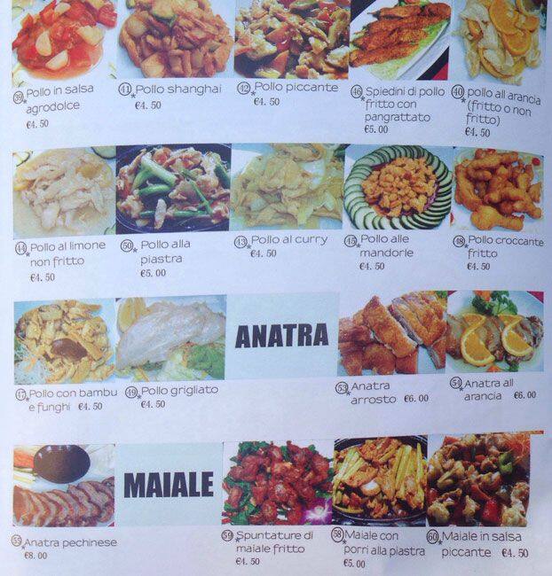 Menu di Bambù Restaurant 
