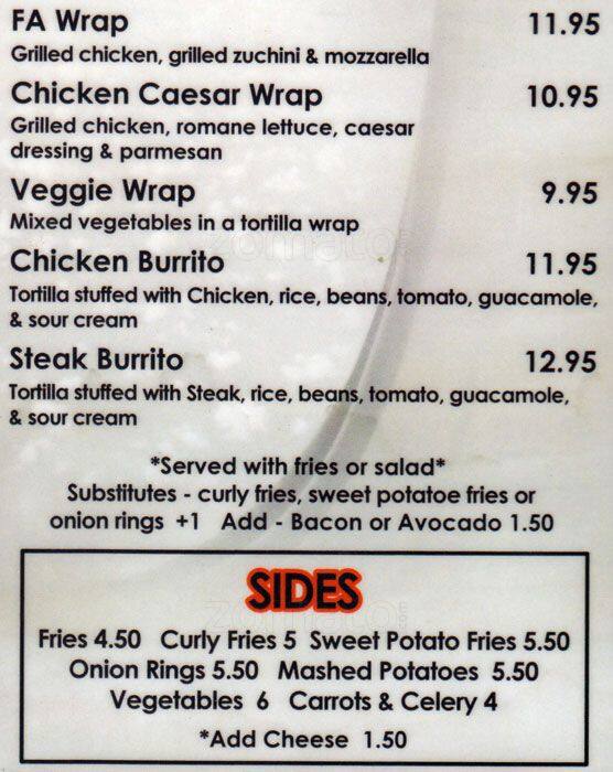 Menu at Hangar 11 Bar & Grill, New York City, 11911 Metropolitan Ave