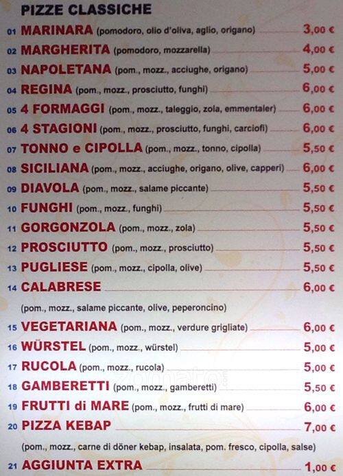 Menu di Aksaray Istanbul Kebap 