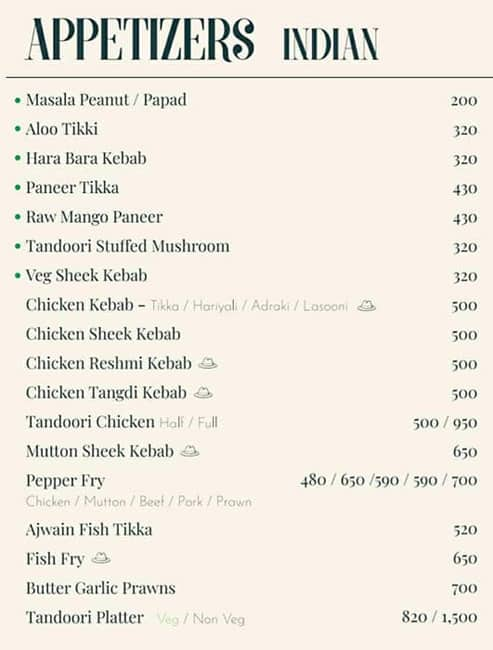 Tycoons Menu, Menu for Tycoons, Indiranagar, East Bengaluru, Bengaluru